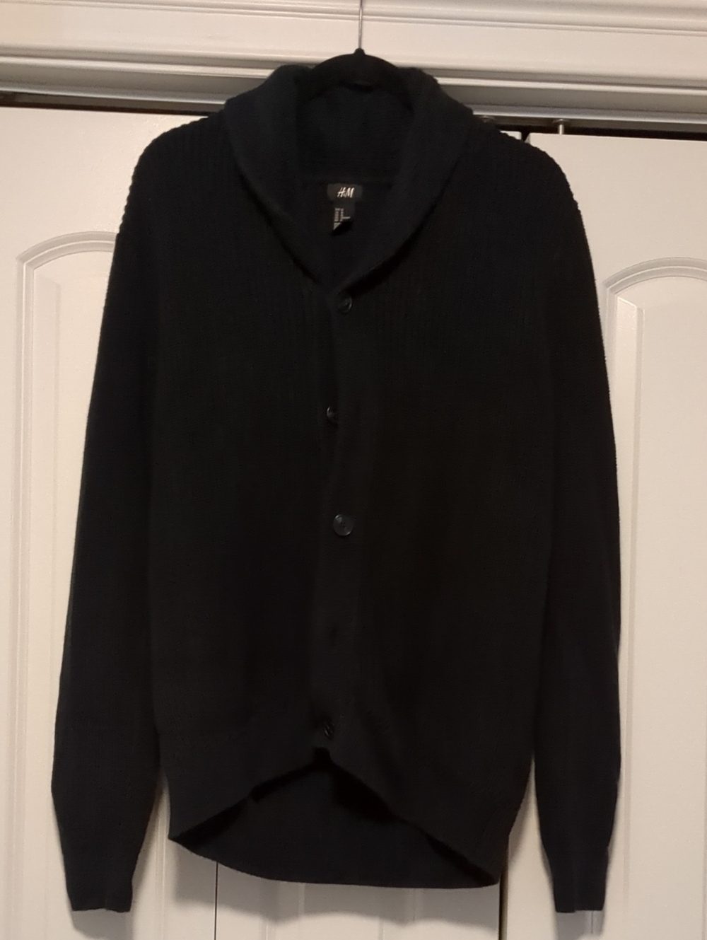 Men's Black Cardigan